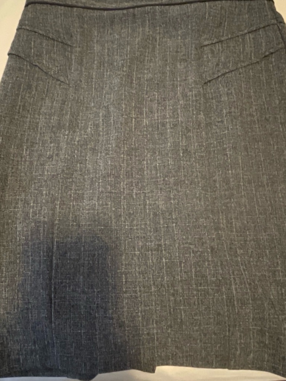 BCX Black Textured Pencil Skirt
